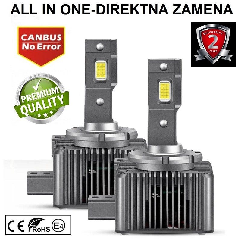 D1S - R SET 16000LM - CANBUS, ZAMENA ZA FABRICKE XENON SIJALICE Beograd Zemun